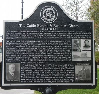 The front side of the marker