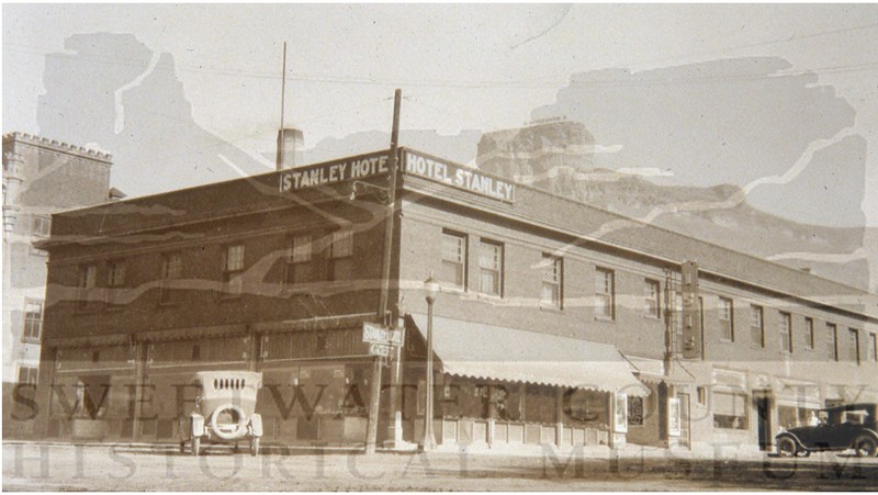 The Stanley Hotel took the place of what was once the Morris Mercantile