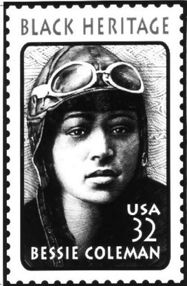 Coleman Postage Stamp released by the US Postal Service in 1995
