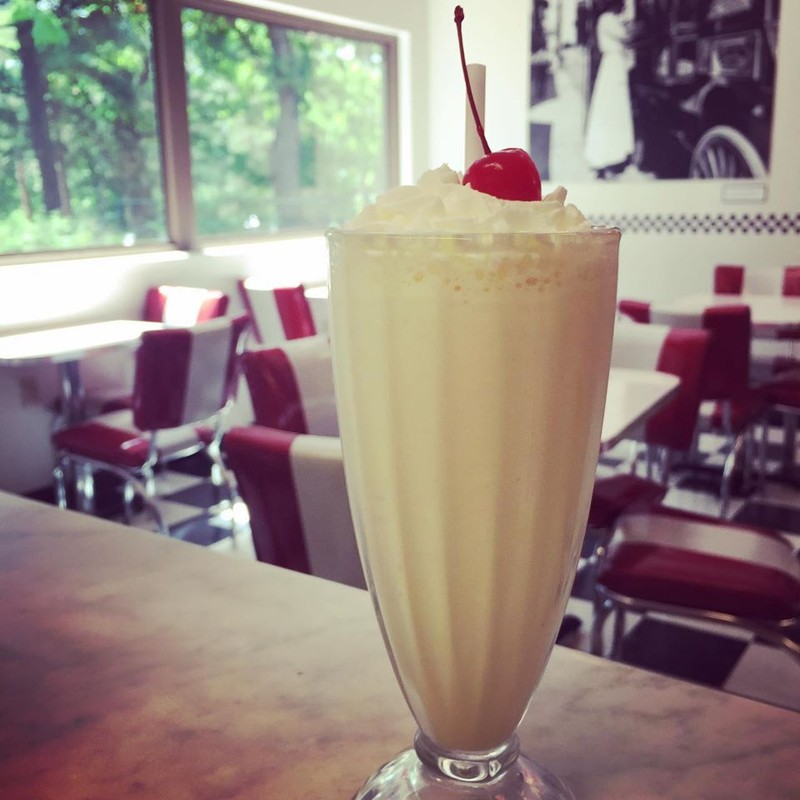 Milkshake in the Ice Cream Parlor