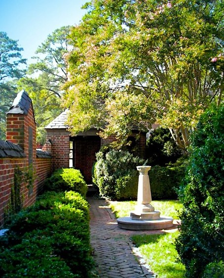 Keller's private garden space