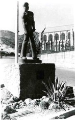 The Copper Miner not long after it was erected and dedicated