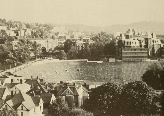 View of Mountaineer Field from Sunnyside