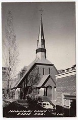 Mid-1900s photo of the church