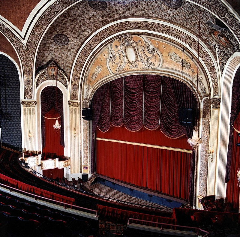 View inside the theater