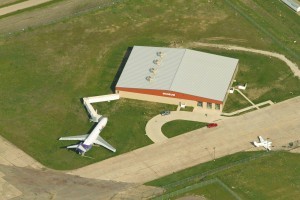 Aerial view of the museum