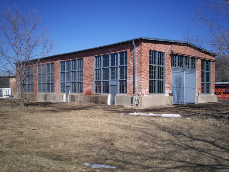 The Blacksmith/machine shop in 2010 before restoration