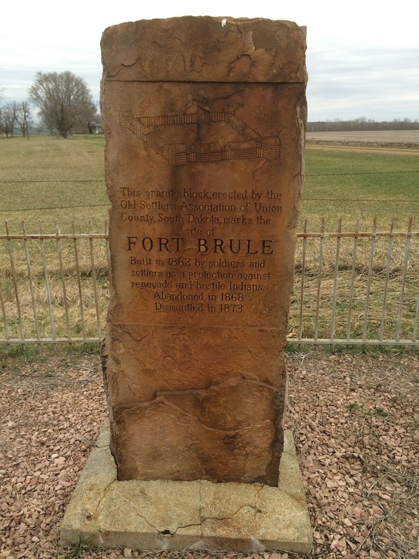 The stone marker