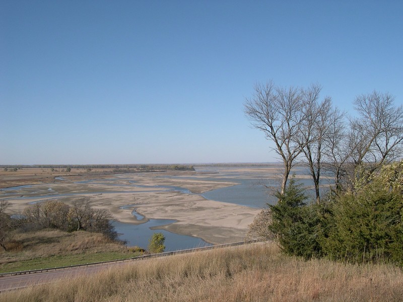 View of the river from one of the overlooks