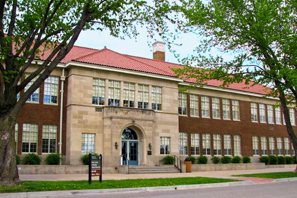 The former Monroe Elementary School, now the Brown v. Board of Education National Historic Site.