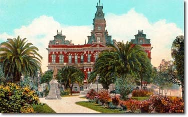 San Jose City Hall on the Plaza, 1887 (image from the city of San Jose)