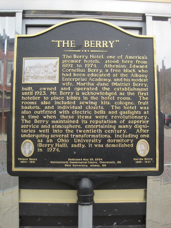 This historical marker outside the Court Street Diner was dedicated in 2004. With the exception of photographs, this marker is all that is left to commemorate the city's leading hotel.