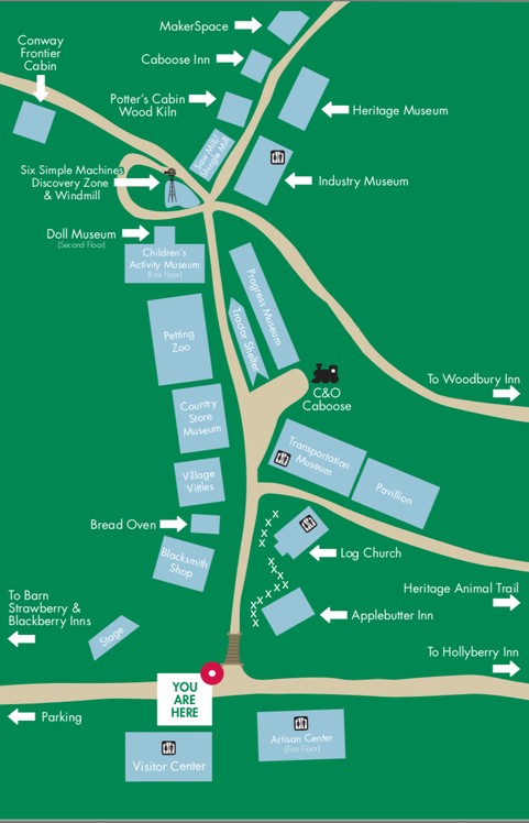 Visitors’ Map.