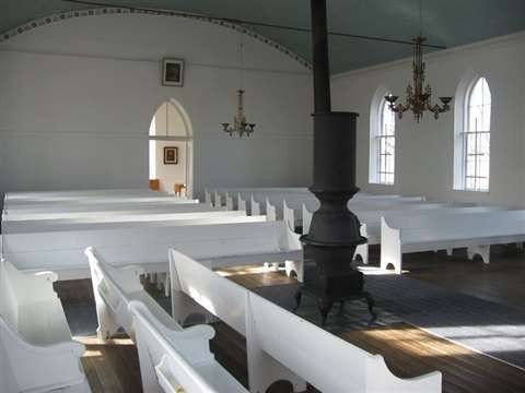 Interior of the church