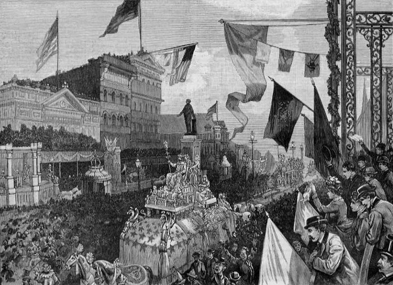 Mardi Gras in 1885