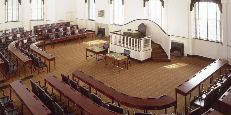 The house chamber within Congress Hall.