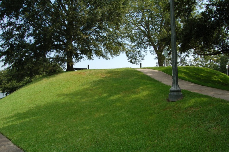 Better view of the mound itself