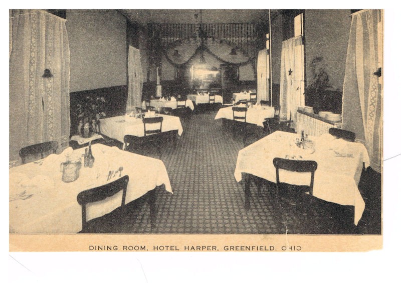 The dining room