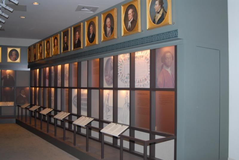 The building is now home to a portrait art gallery that features such prominent early Americans as Patrick Henry and Zebulon Pike.