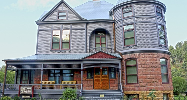 Built in 1892, the Historic Adams House is fine example of Queen Anne architecture. 