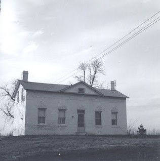Jay Slater residence (raised?) on North Lincoln Trail, Gardner Township, Sangamon County, Illinois