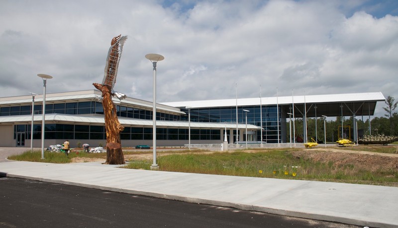 The INFINITY Science Center opened in 2012 and focuses on the STEM subjects, aerospace,and earth science.