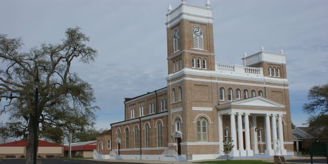 Construction for this version of Our Lady of the Gulf Church began in 1908.