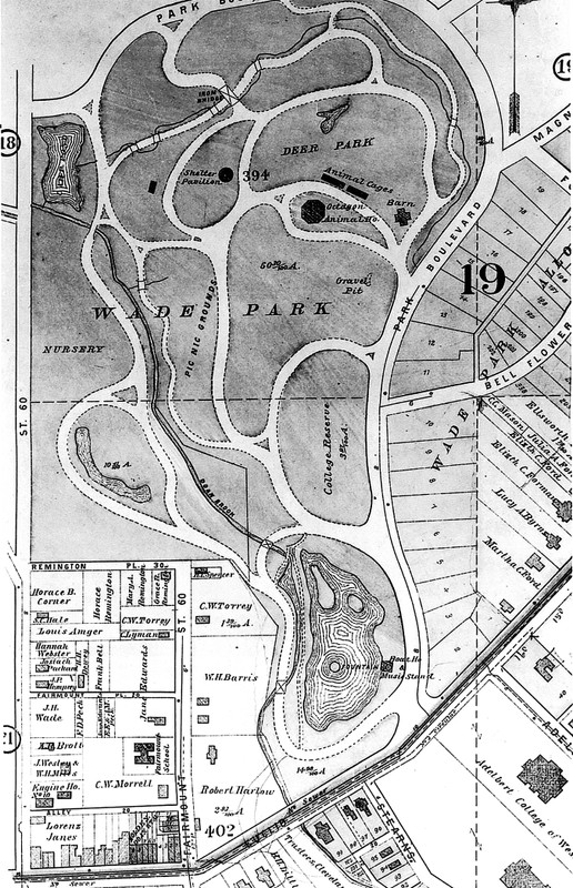 Early Zoo Location at Wade Park (ca. 1890)