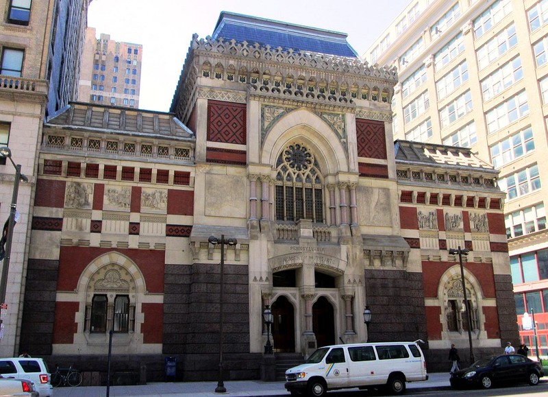 The Furness-Hewitt Building, that is home to the academy, was completed in 1876 and became a National Historic Landmark in 1975.