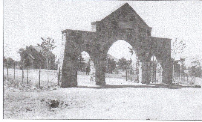 Original entryway to Evergreen. Circa 1880s