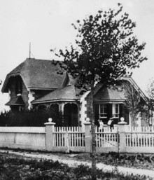 Circa 1875 photo of the house