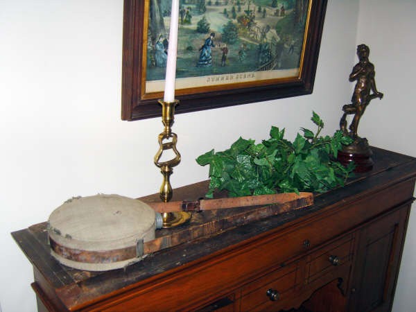 Preserved canteen used by McAllister during the Civil War
