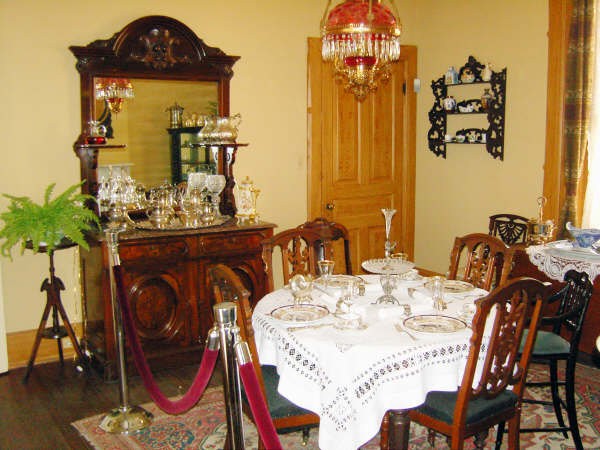 The dining room