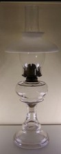 Oil lamp made by the Scovill Manufacturing Co around 1915. A lamp like this would have been used by the Lembcke family in the years leading up to the war