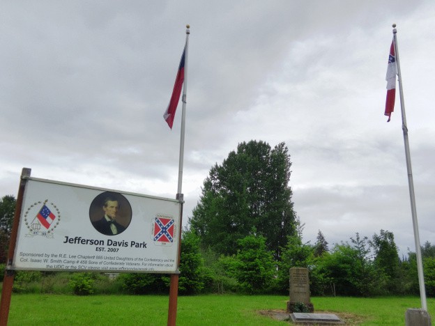 Jefferson Davis Park today