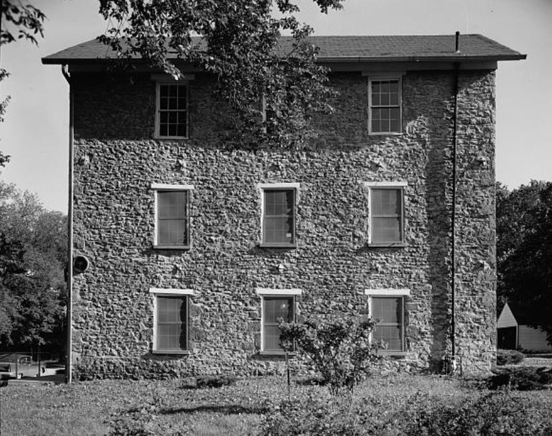 1958 HABS photo of north facade of Old Castle Hall by Douglas McCleery (Library of Congress)