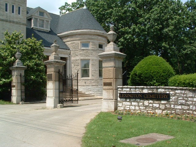 The Lexington Cemetery was created in 1849 and is nationally renowned for its gardens and arboretum.