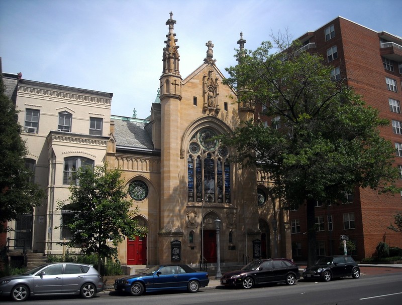 Grace Reformed Church, located in the Logan's Circle neighborhood of Washington, D.C.; image by AgnosticPreachersKid - Own work, CC BY-SA 3.0, https://commons.wikimedia.org/w/index.php?curid=7484713