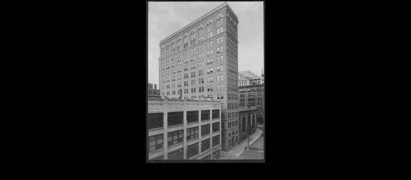 1928 photo of the Land Bank Building in Kansas City. 