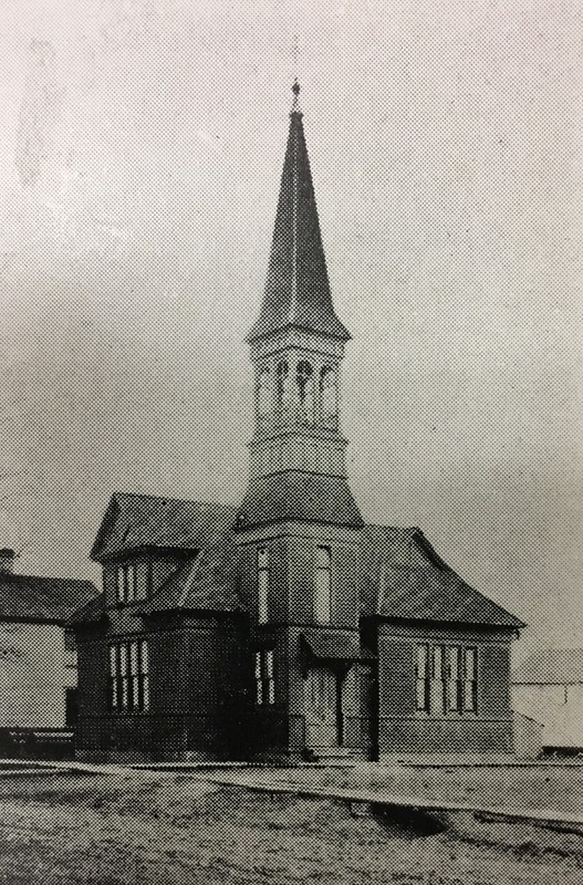 The church sometime after its construction in 1886. Courtesy of the Ceredo Historical Society Museum.