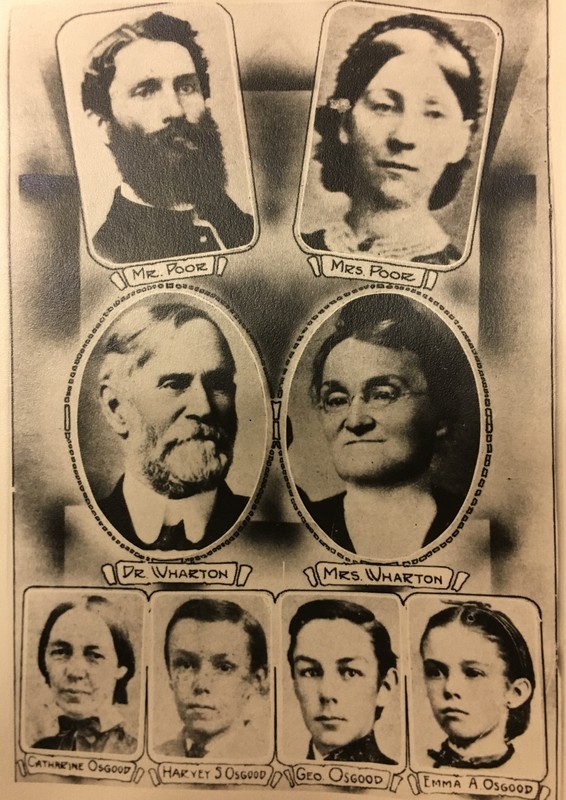 Charter members of the church in 1874. They were all settlers from New England who remained in Ceredo after the Civil War. Courtesy of the Ceredo Historical Society Museum.