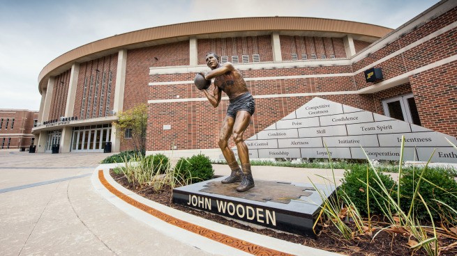 John Wooden Statue