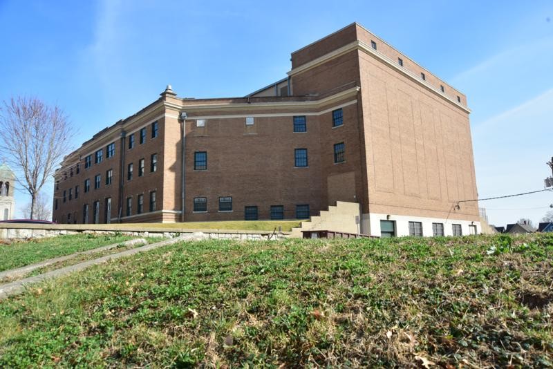 View of the back of the Memorial Hall