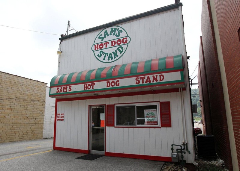 The original Sam's Hot Dog Stand on Fifth Avenue