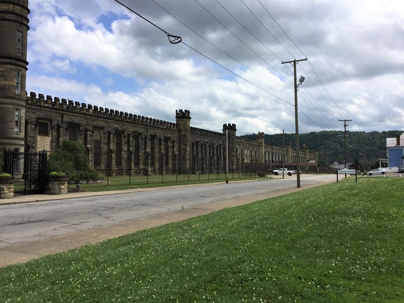 State Penitentiary looking south from the front entrance.