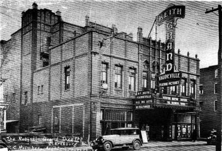 One of the original pictures of The Robinson Grand Theater. 