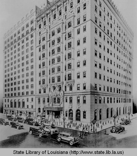 An artist's rendition of what the hotel looked like in the 1930s.  The family-owned hotel managed to survive the Great Depression.  