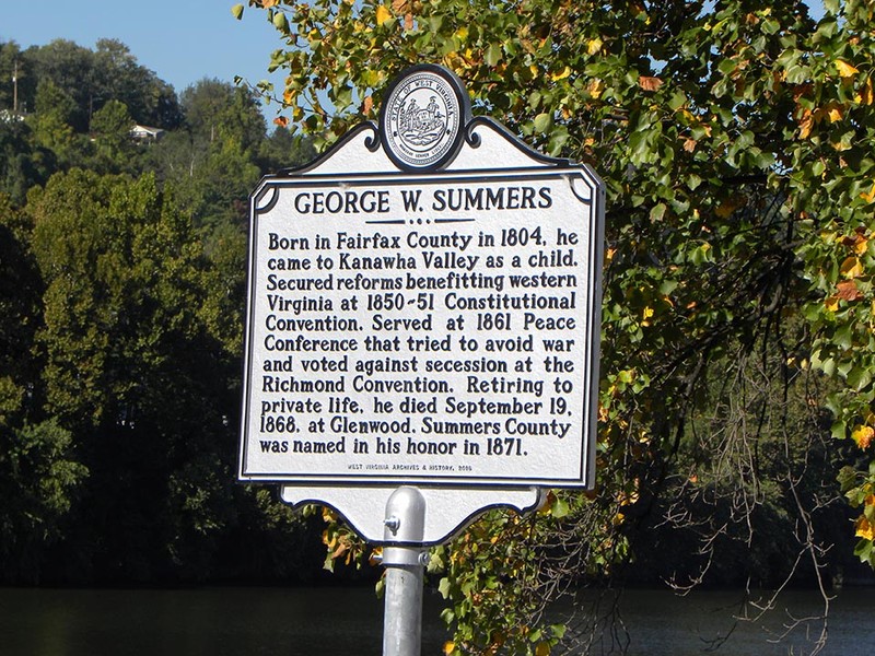 George W. Summers Historic Marker