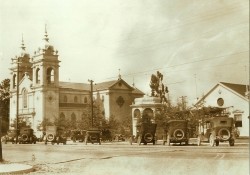 Five Wounds Church and the original Imperio (image from Portuguese Historical Society of California)