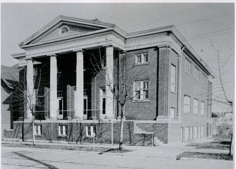 The current building sometime after its completion in 1926. Courtesy of the Kenova Historical Commission.